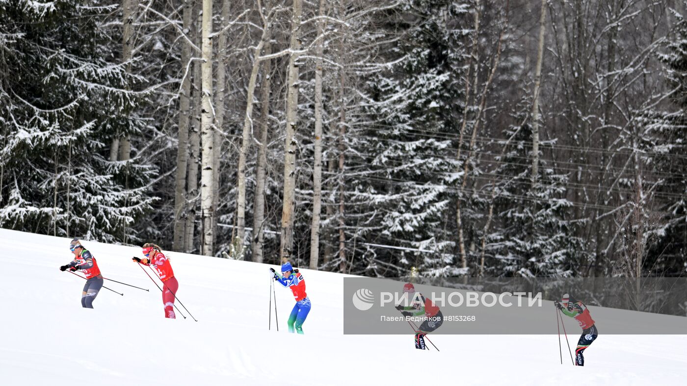 Лыжные гонки. Чемпионат России. Женщины. Командный спринт