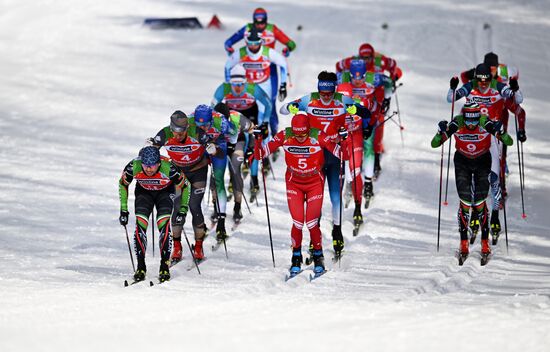 Лыжные гонки. Чемпионат России. Мужчины. Командный спринт