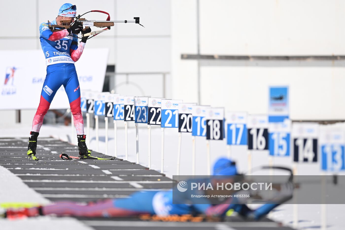 Биатлон. Чемпионат России. Мужчины. Спринт