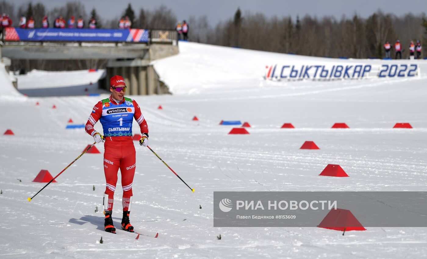 Лыжные гонки. Чемпионат России. Мужчины. Командный спринт