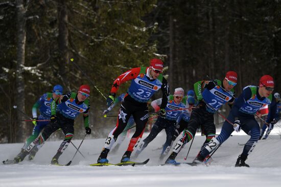 Лыжные гонки. Чемпионат России. Мужчины. Командный спринт