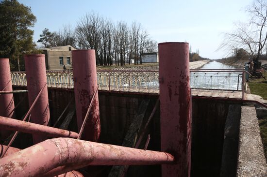 Заработала первая насосная станция Северо-Крымского канала