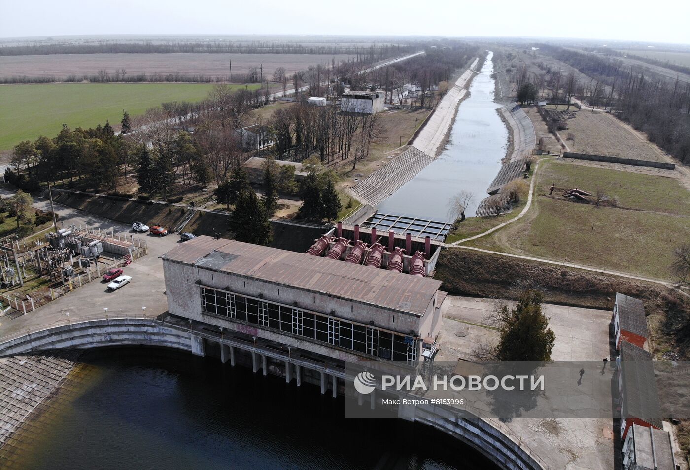 Заработала первая насосная станция Северо-Крымского канала