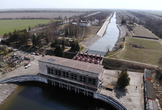 Заработала первая насосная станция Северо-Крымского канала