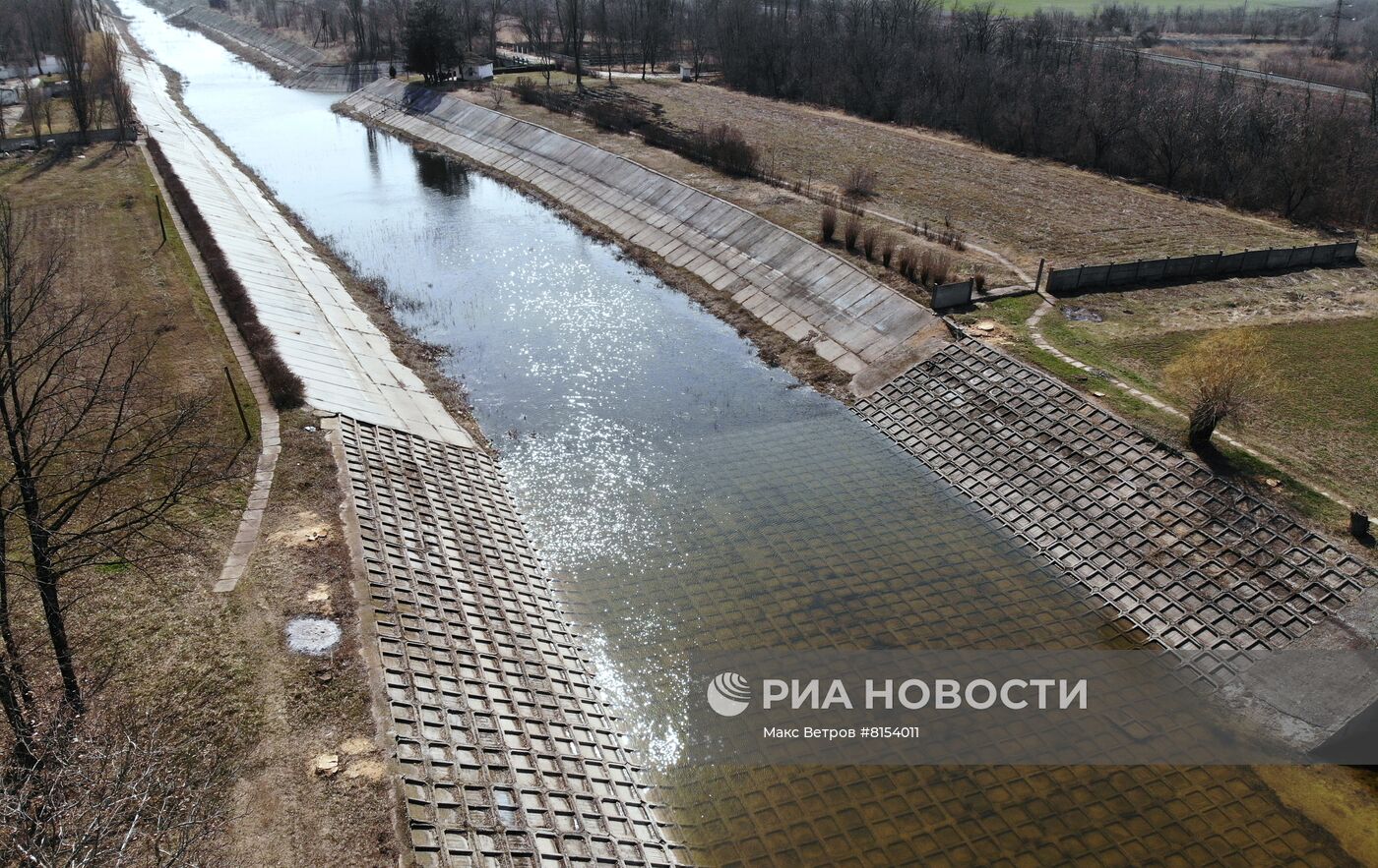 Заработала первая насосная станция Северо-Крымского канала