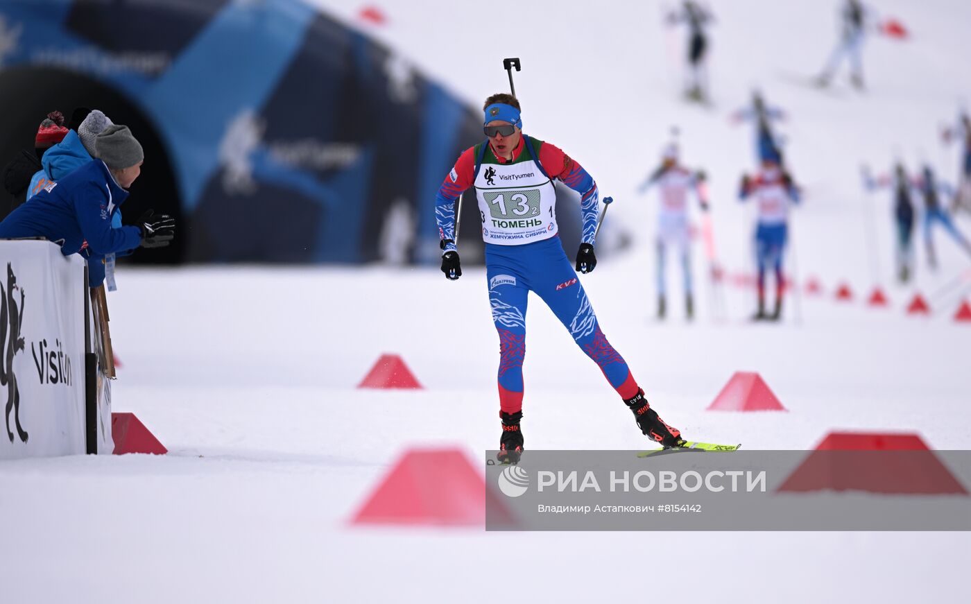 Биатлон. Чемпионат России. Одиночная смешанная эстафета