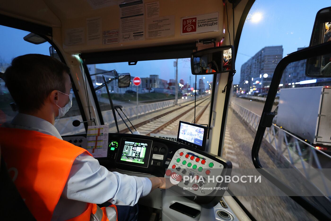Запуск новой трамвайной ветки в Краснодаре