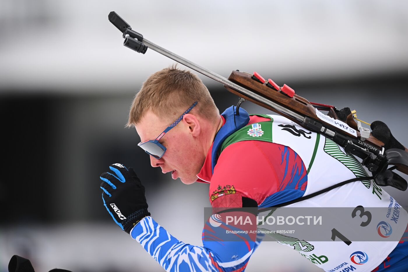 Биатлон. Чемпионат России. Одиночная смешанная эстафета