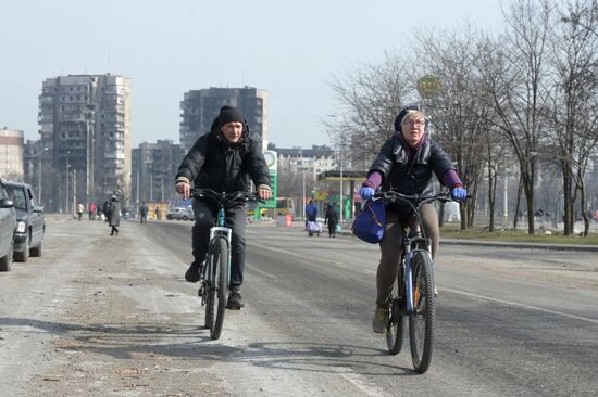 Мирная жизнь Мариуполя