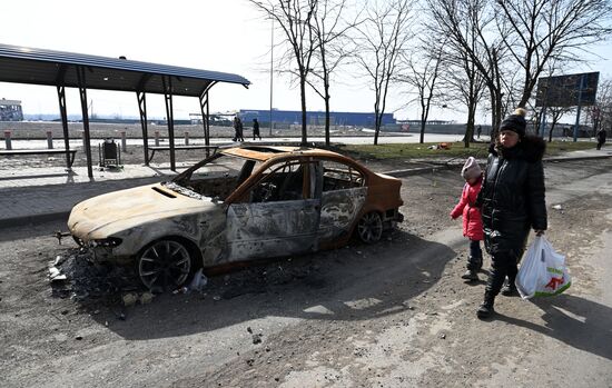 Мирная жизнь Мариуполя