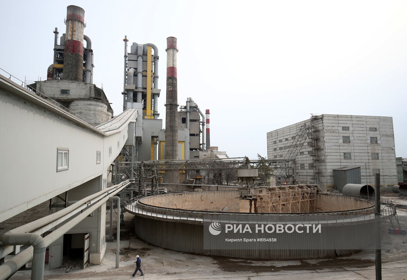Цементный завод АО "Себряковцемент" в Волгоградской области
