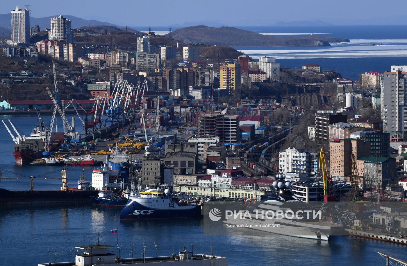 Яхта Nord российского бизнесмена А. Мордашова во Владивостоке