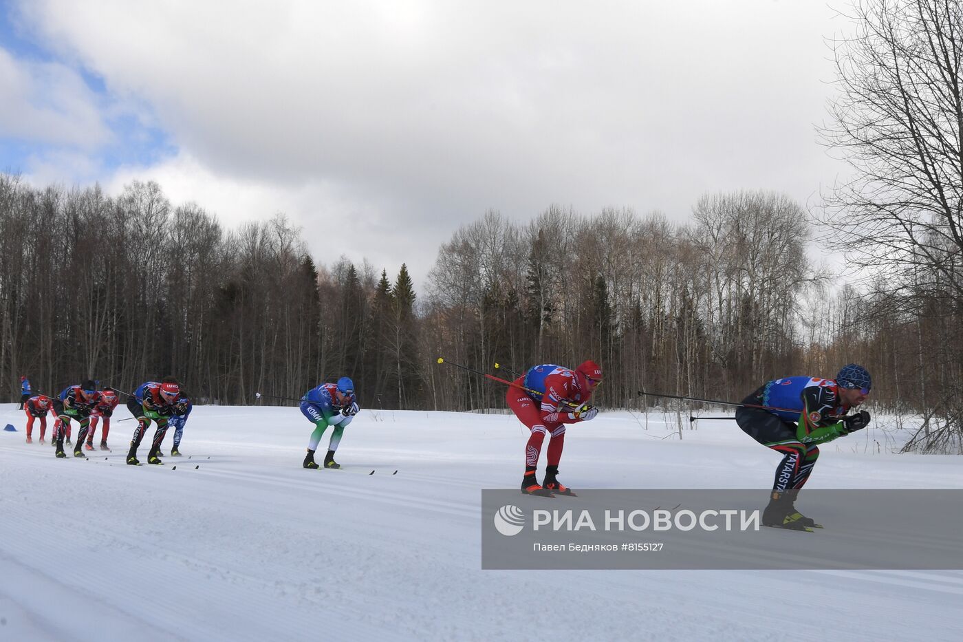 Лыжные гонки. Чемпионат России. Мужчины. Эстафета