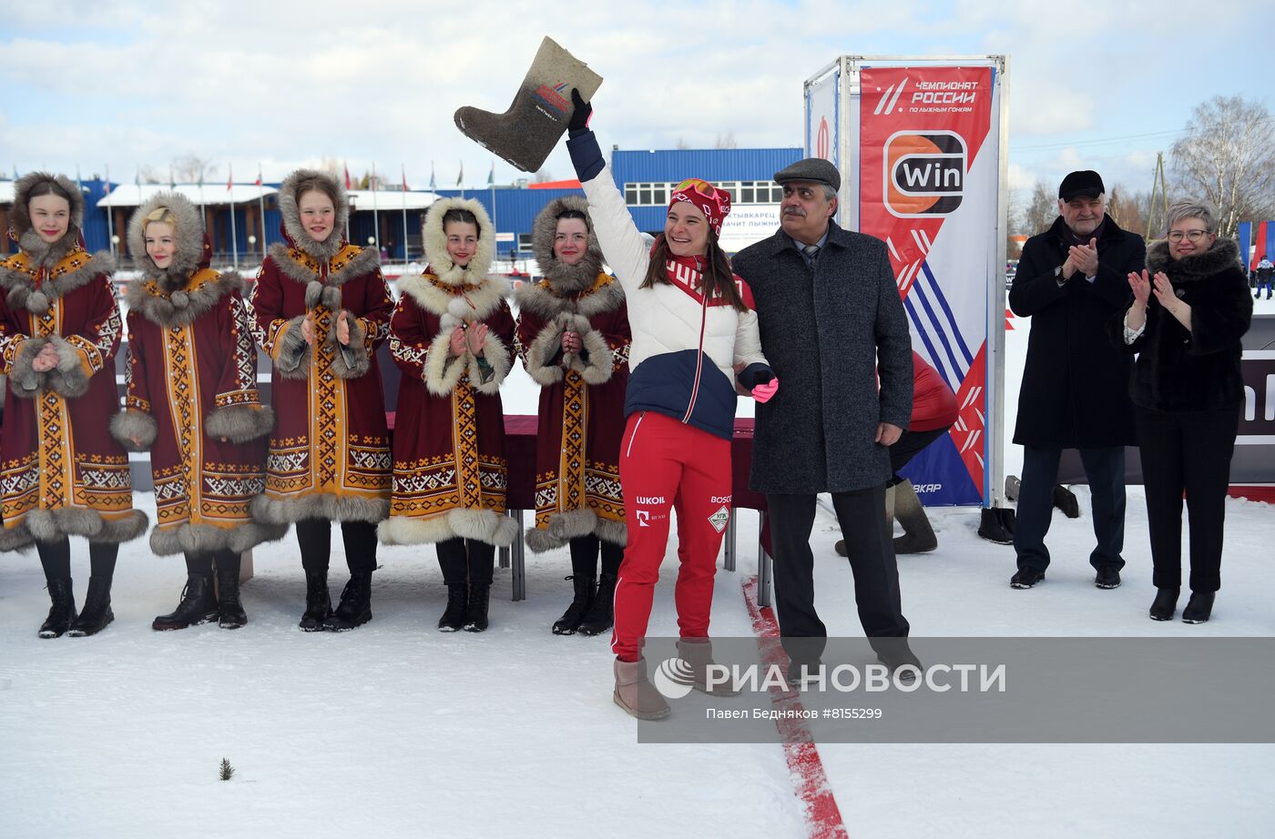 Лыжные гонки. Чемпионат России. Женщины. Эстафета