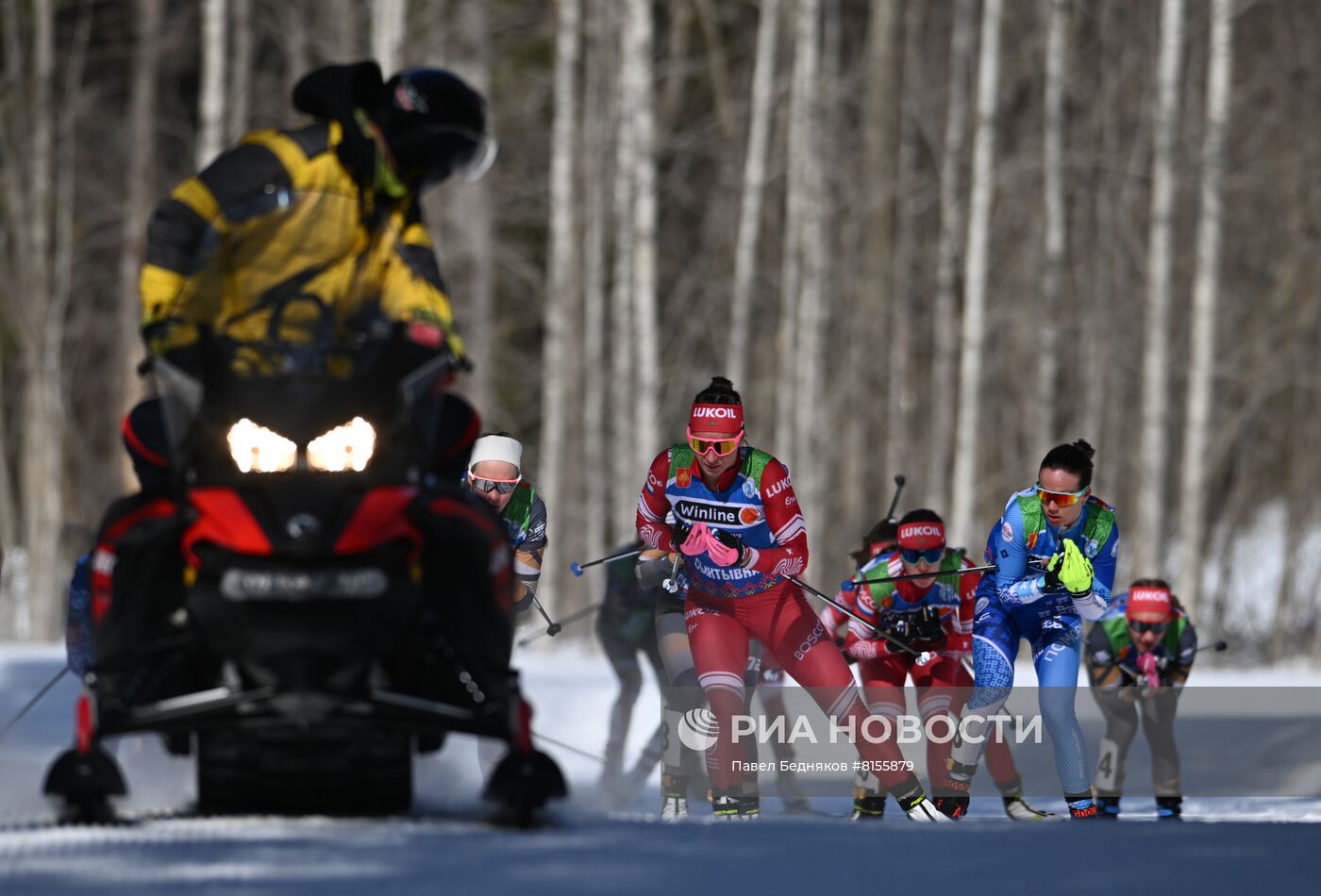 Лыжные гонки. Чемпионат России. Женщины. Масс-старт