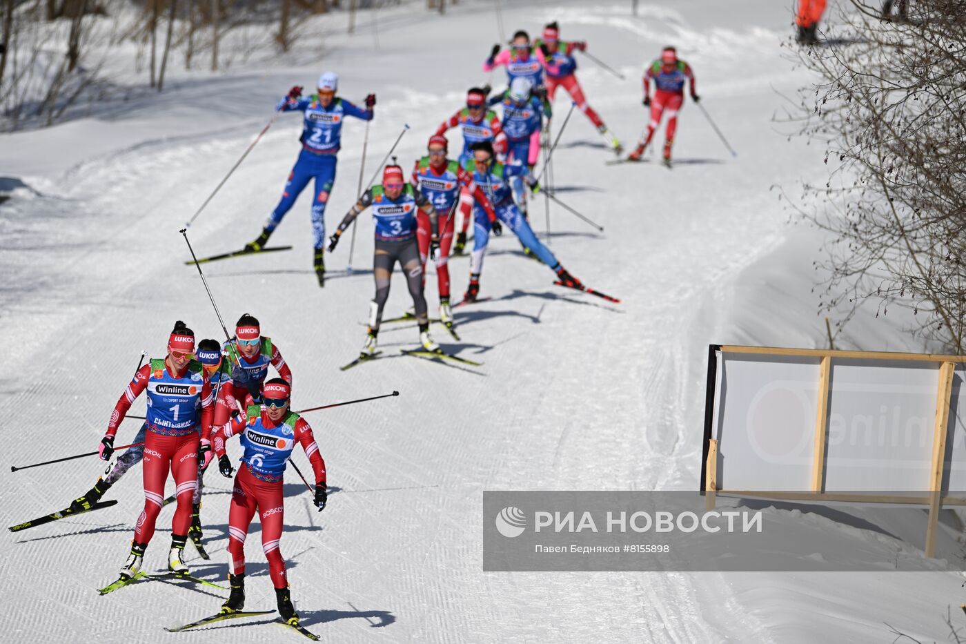 Лыжные гонки. Чемпионат России. Женщины. Масс-старт