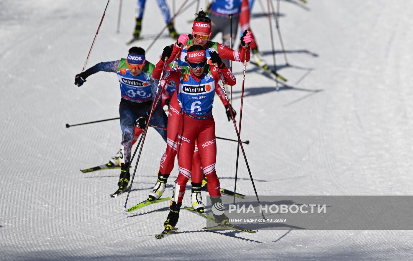 Лыжные гонки. Чемпионат России. Женщины. Масс-старт