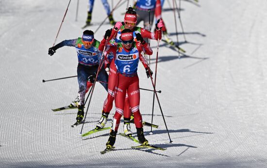 Лыжные гонки. Чемпионат России. Женщины. Масс-старт
