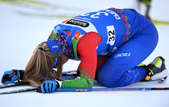 Лыжные гонки. Чемпионат России. Женщины. Масс-старт