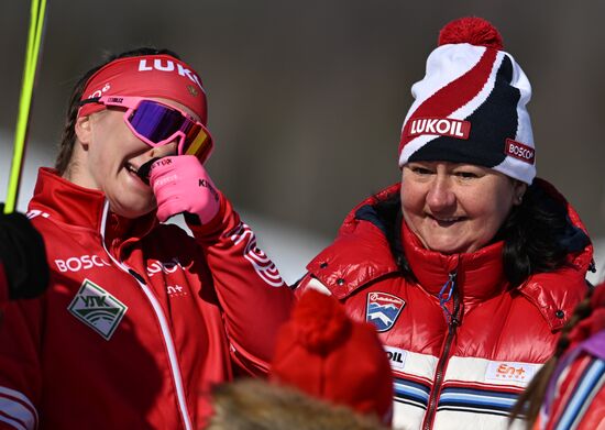 Лыжные гонки. Чемпионат России. Женщины. Масс-старт