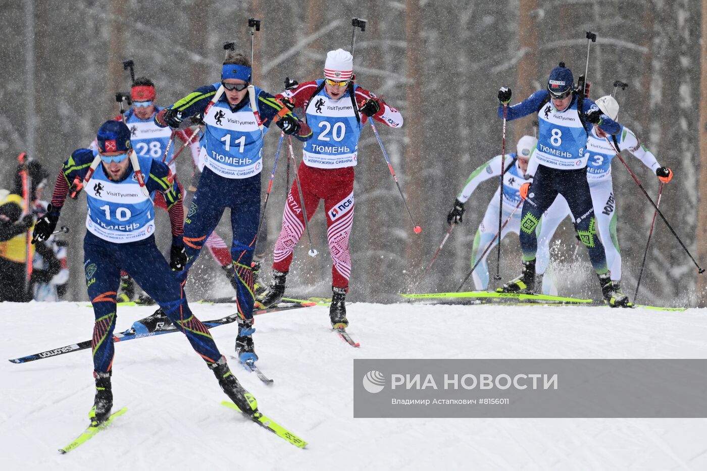 Биатлон. Чемпионат России. Мужчины. Масс-старт