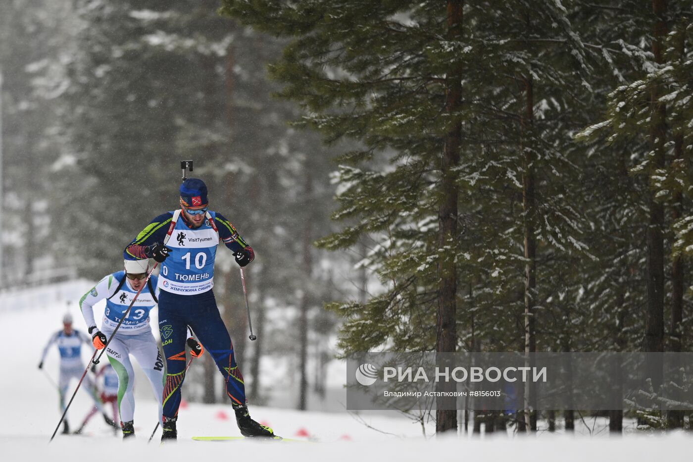 Биатлон. Чемпионат России. Мужчины. Масс-старт