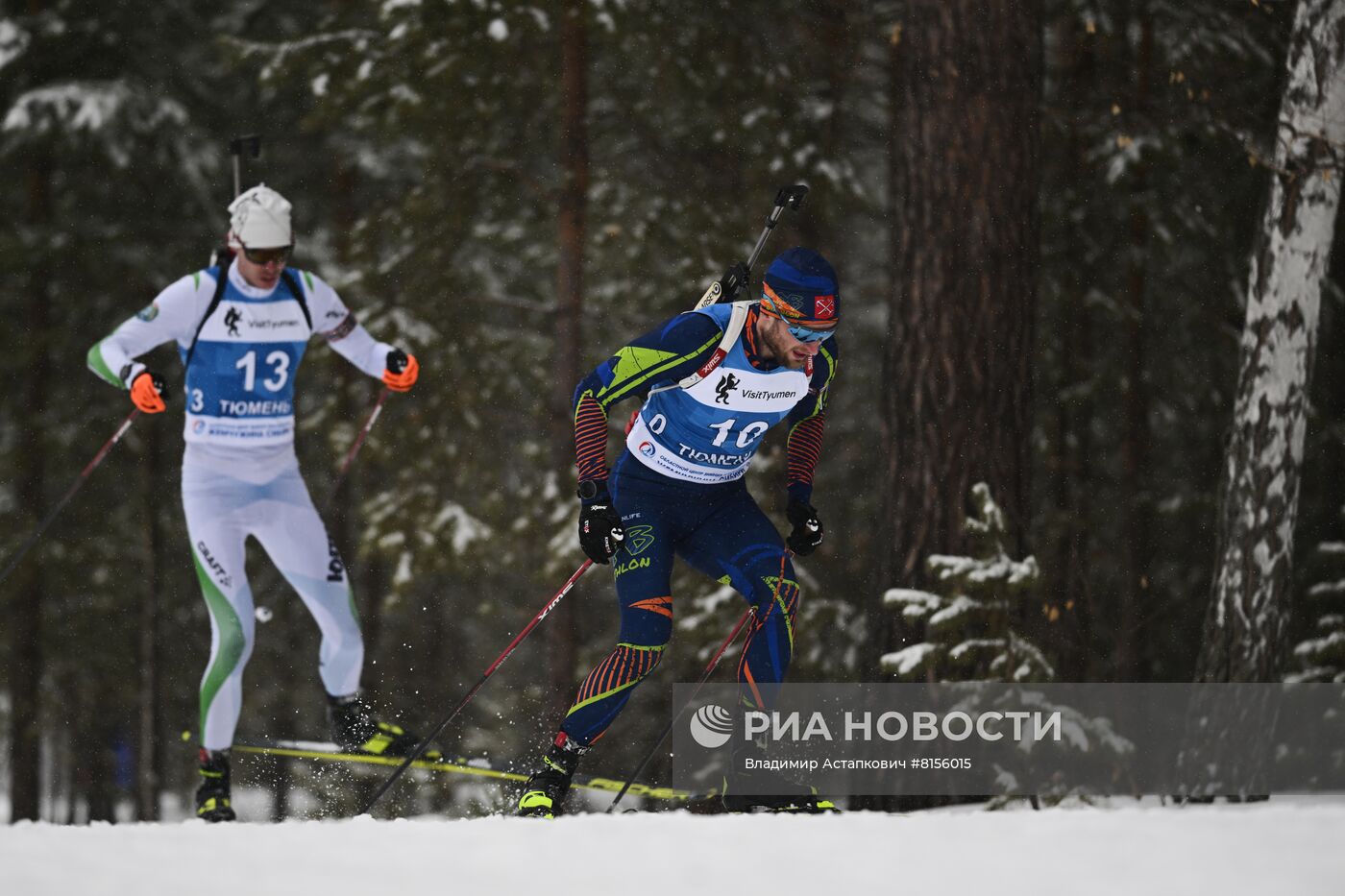 Биатлон. Чемпионат России. Мужчины. Масс-старт