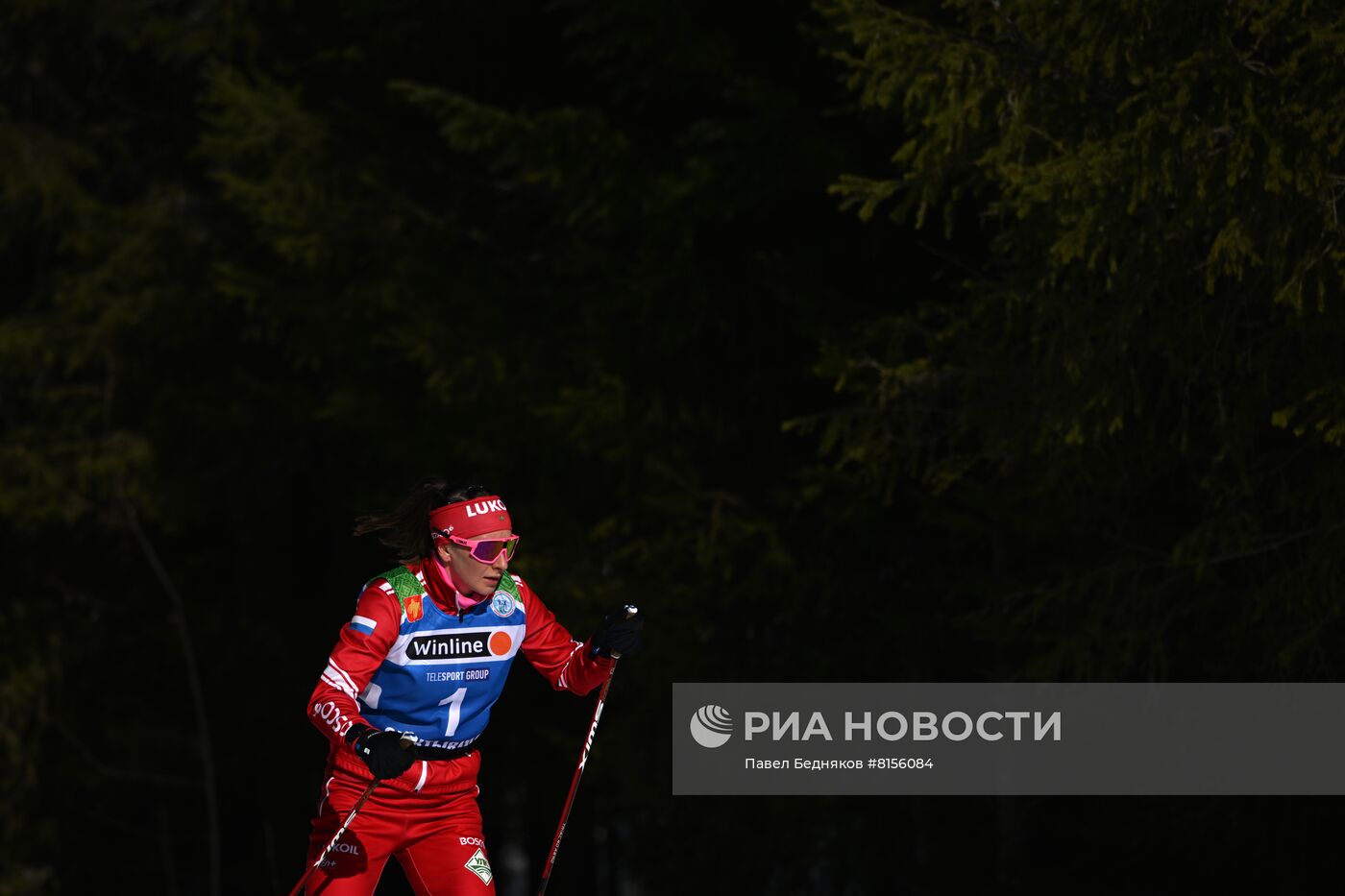 Лыжные гонки. Чемпионат России. Женщины. Масс-старт