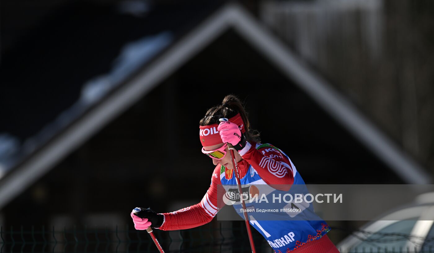 Лыжные гонки. Чемпионат России. Женщины. Масс-старт