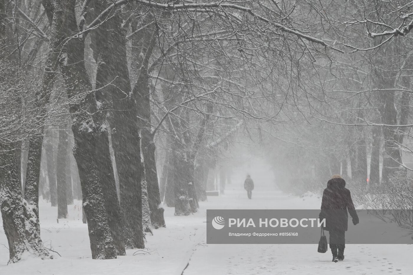 Снег в Москве