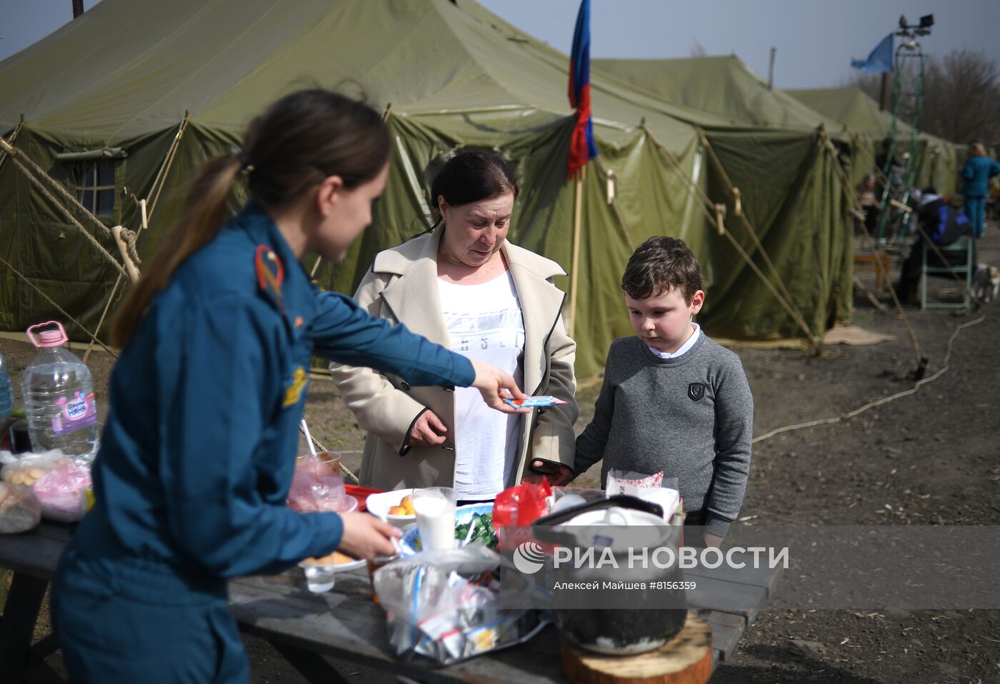 Пункты временного размещения беженцев в Старобельске