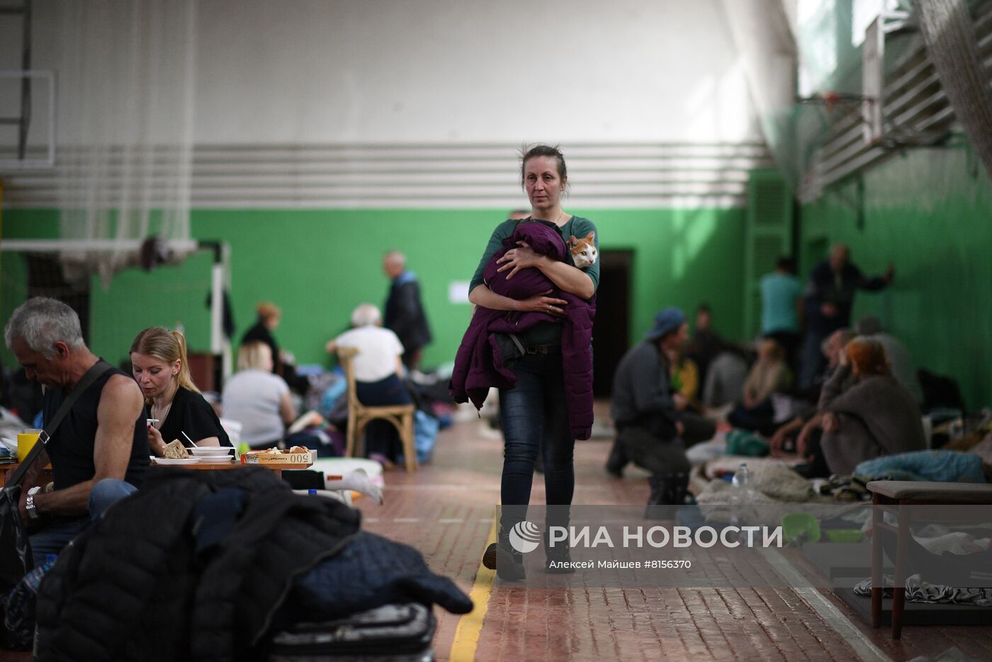 Пункты временного размещения беженцев в Старобельске