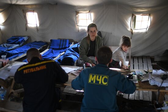 Пункты временного размещения беженцев в Старобельске