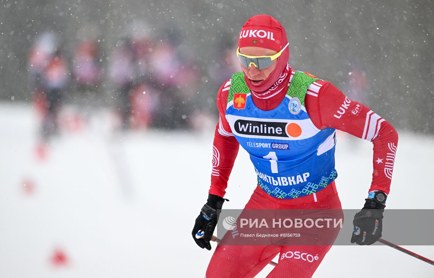 Лыжные гонки. Чемпионат России. Мужчины. Масс-старт