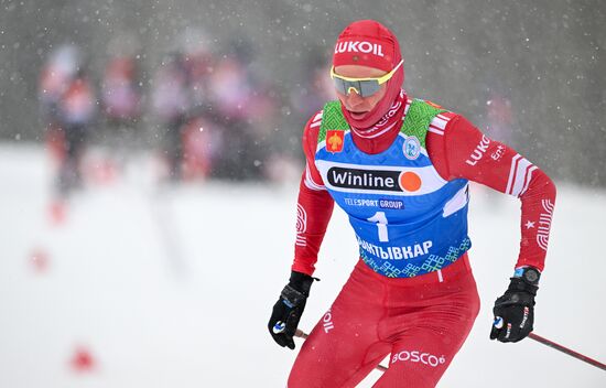 Лыжные гонки. Чемпионат России. Мужчины. Масс-старт