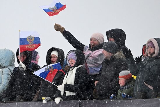 Лыжные гонки. Чемпионат России. Мужчины. Масс-старт