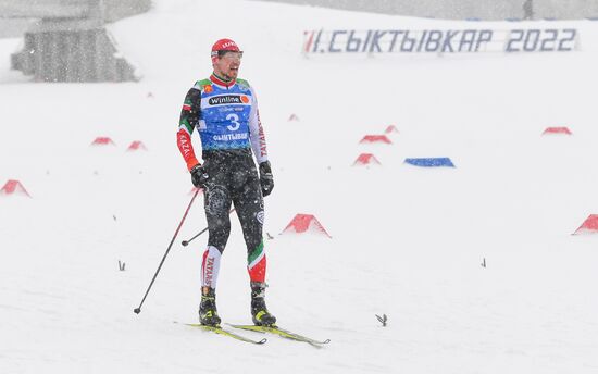 Лыжные гонки. Чемпионат России. Мужчины. Масс-старт