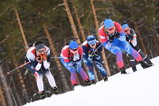 Биатлон. Чемпионат России. Мужчины. Эстафета