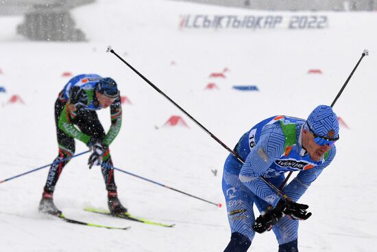 Лыжные гонки. Чемпионат России. Мужчины. Масс-старт