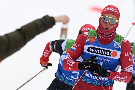 Лыжные гонки. Чемпионат России. Мужчины. Масс-старт