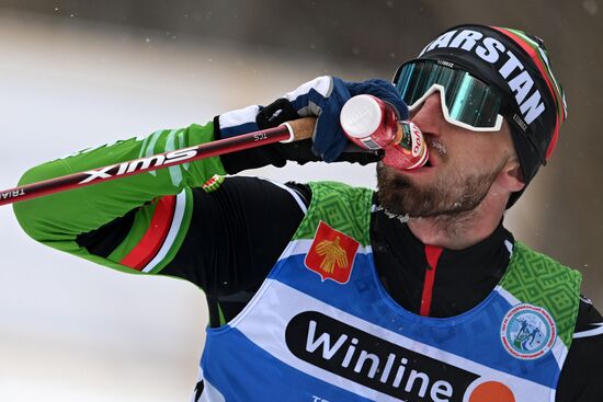 Лыжные гонки. Чемпионат России. Мужчины. Масс-старт