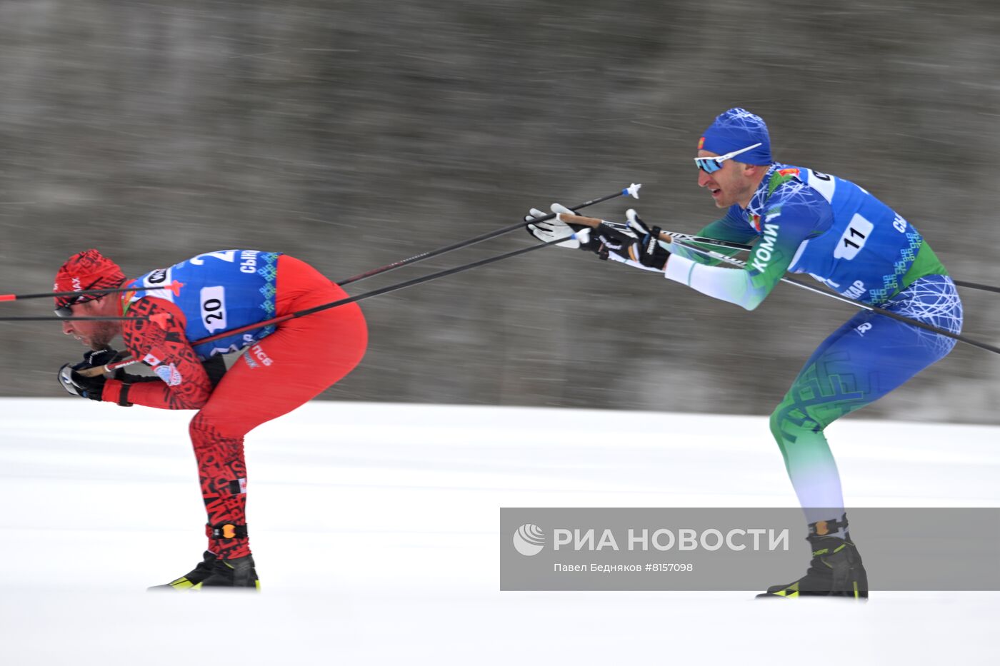 Лыжные гонки. Чемпионат России. Мужчины. Масс-старт