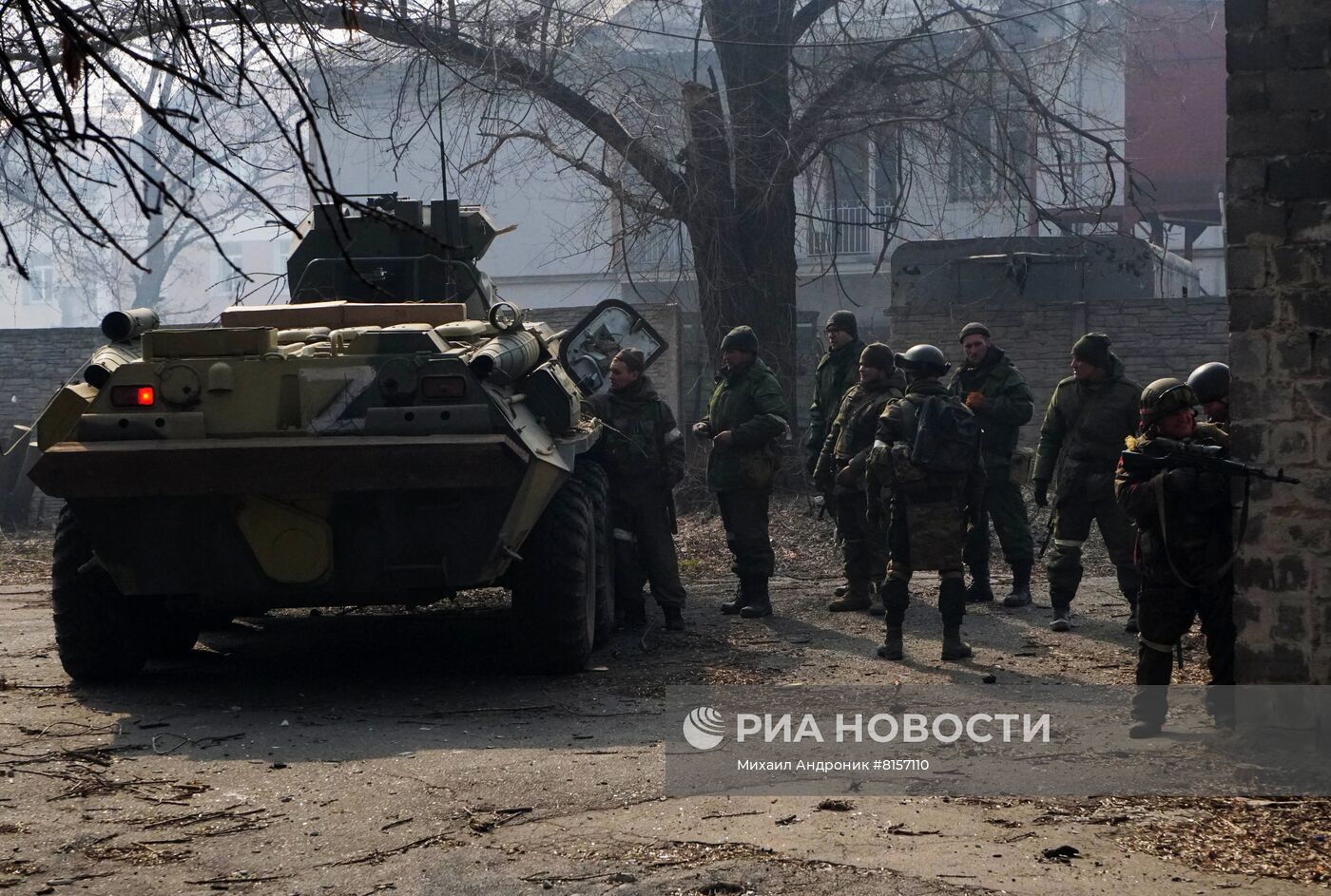 Боевые действия в Левобережном районе Мариуполя