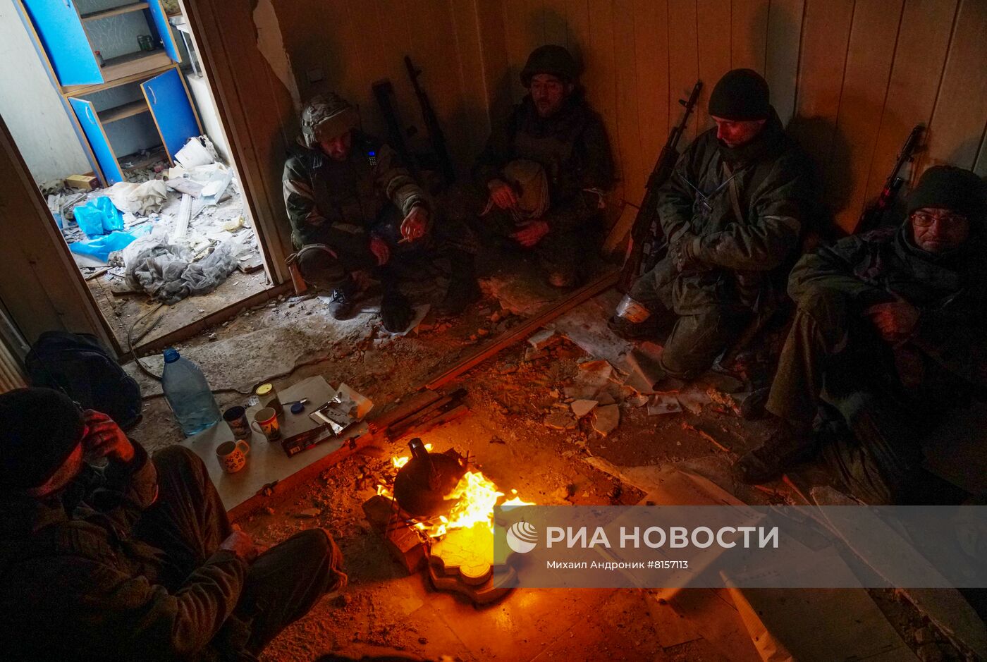 Боевые действия в Левобережном районе Мариуполя