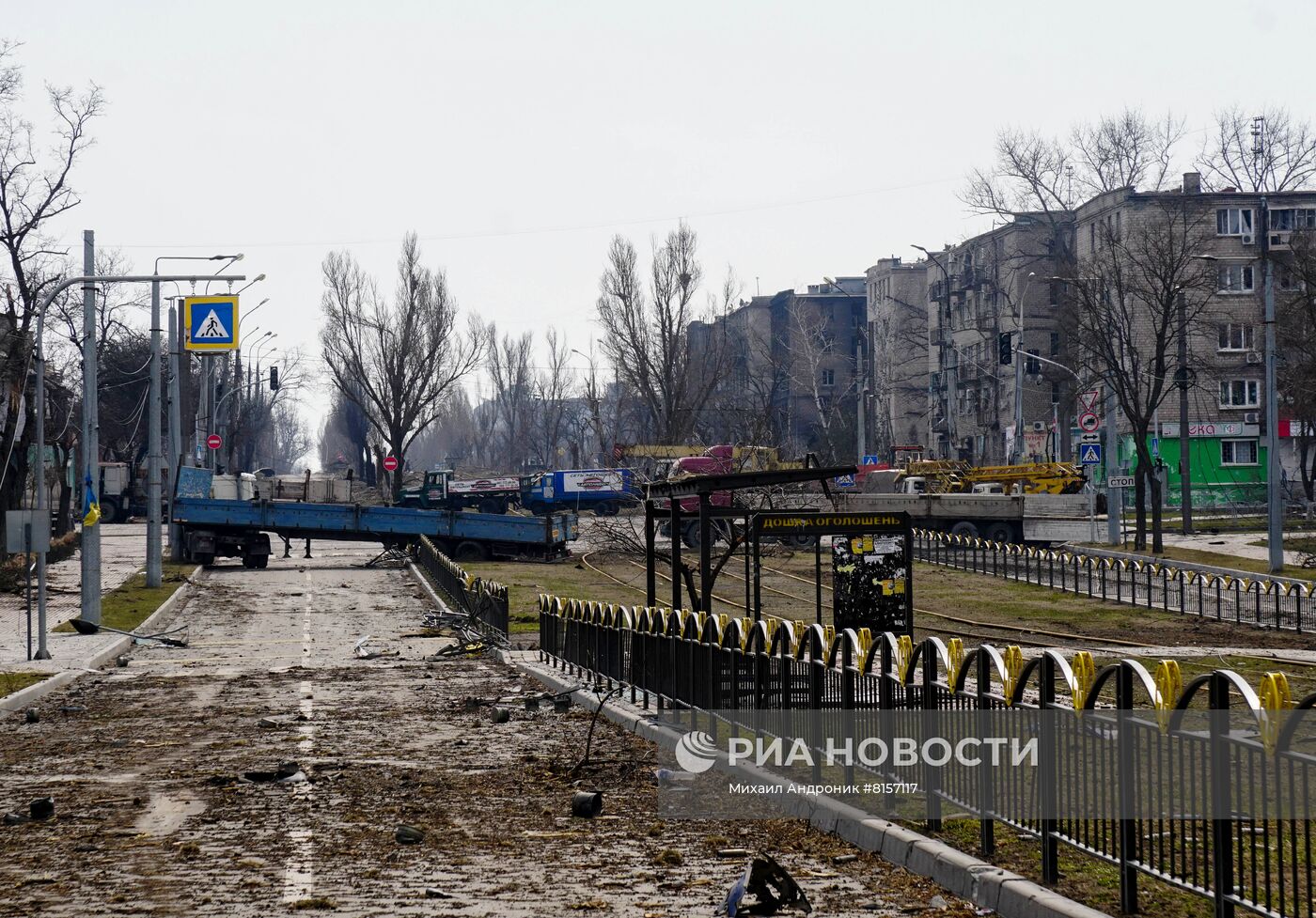 Боевые действия в Левобережном районе Мариуполя