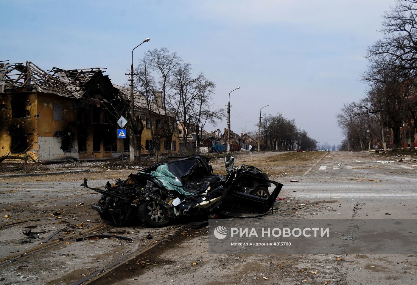 Боевые действия в Левобережном районе Мариуполя