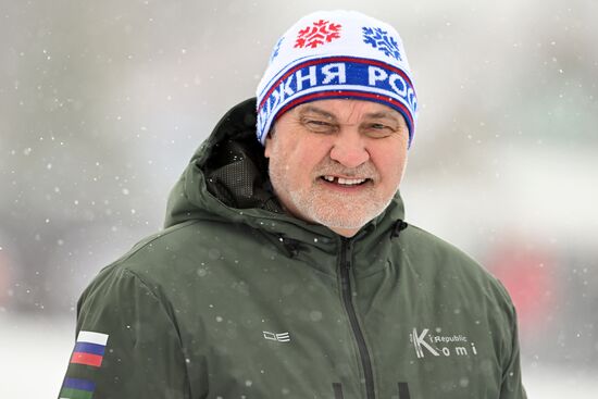 Лыжные гонки. Чемпионат России. Мужчины. Масс-старт