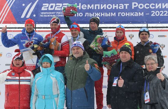 Лыжные гонки. Чемпионат России. Мужчины. Масс-старт