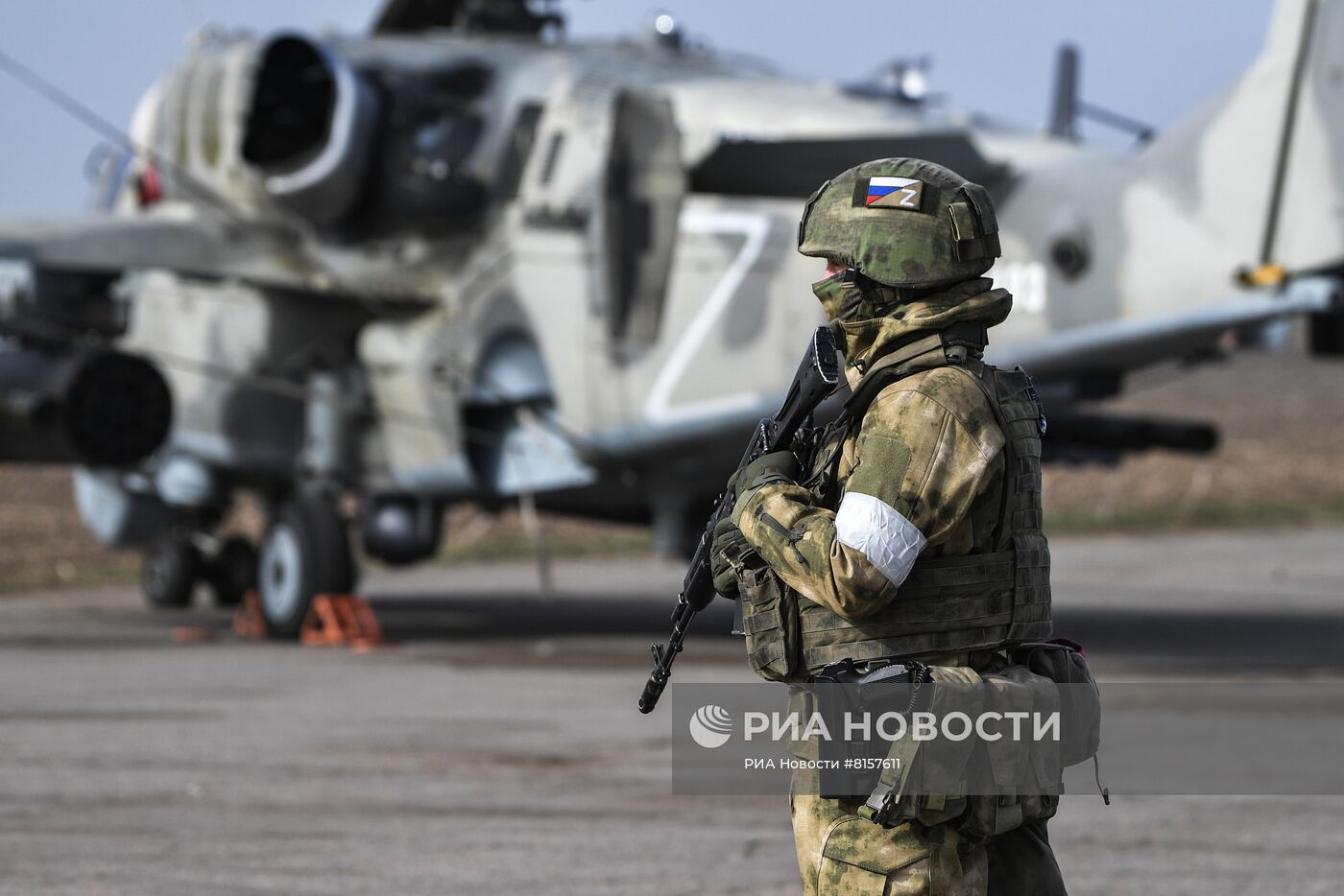 Полевой аэродром ВКС России в зоне проведения специальной военной операции