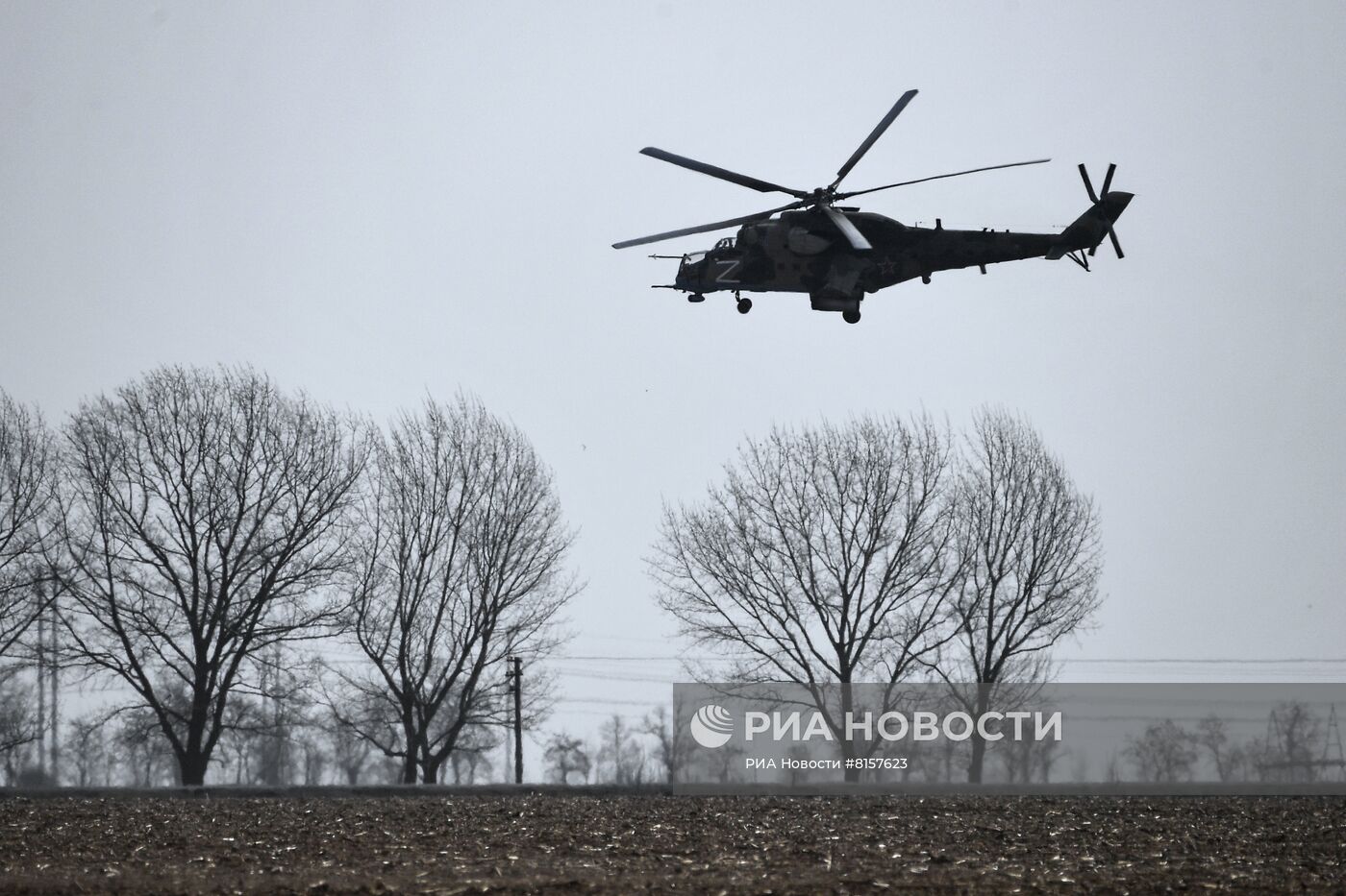Полевой аэродром ВКС России в зоне проведения специальной военной операции